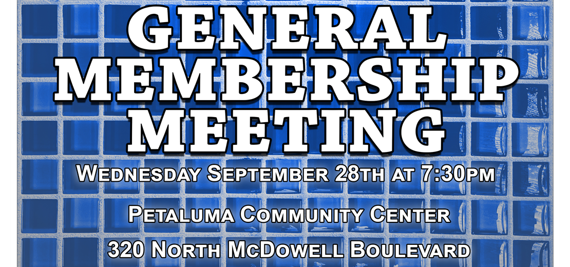 General Membership Meeting - Sep. 28th